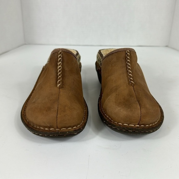 UGG KOHALA Nubuck Shearling Lined Clogs Women's US5 Brown Suede - Picture 5 of 15
